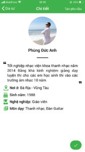 dạy kèm guitar