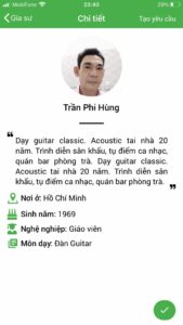 dạy kèm guitar