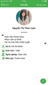 học kèm thanh nhạc