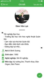 dạy kèm thanh nhạc