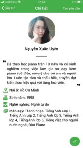 học kèm thanh nhạc